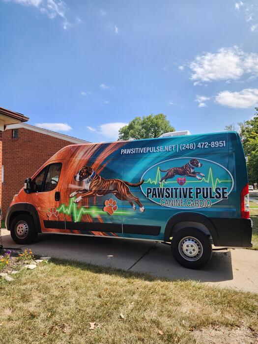 The Pawsitive Pulse mobile gym, ready to roll