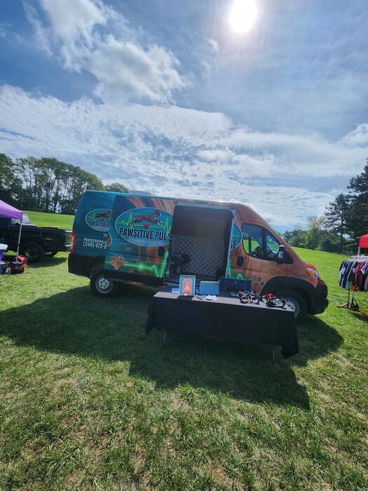 Out and about at a community event